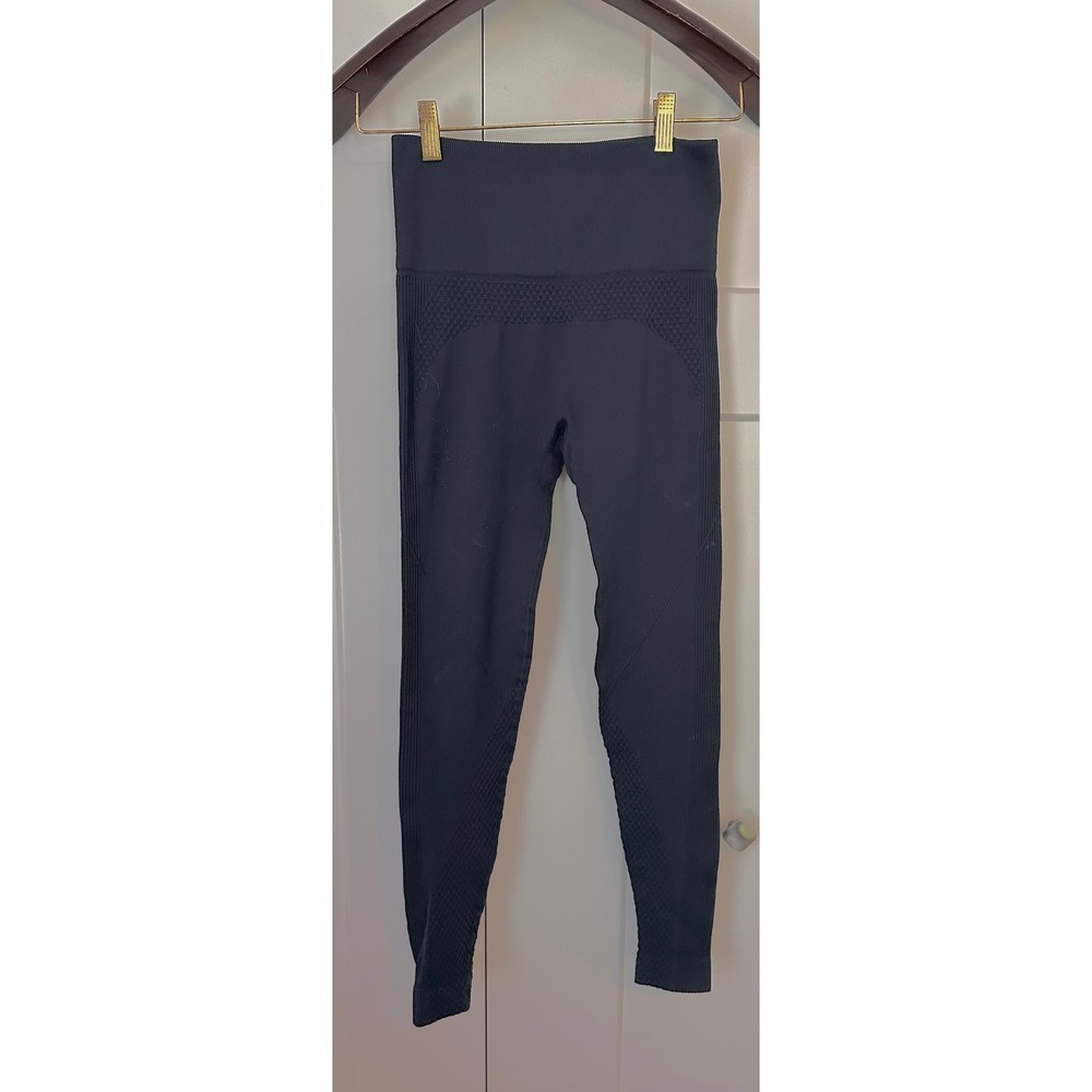 Kiragrace X Kathryn Budig Navy Ribbed Seamless High Waist Yoga Leggings XS/S
